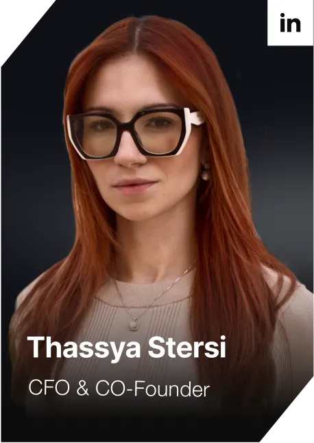 thassya stersi - CO-founder and COO